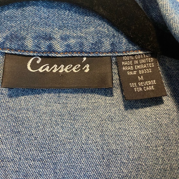 Vintage Snowman Denim Vest Cottage Core Christmas Outfit - Picture 7 of 7